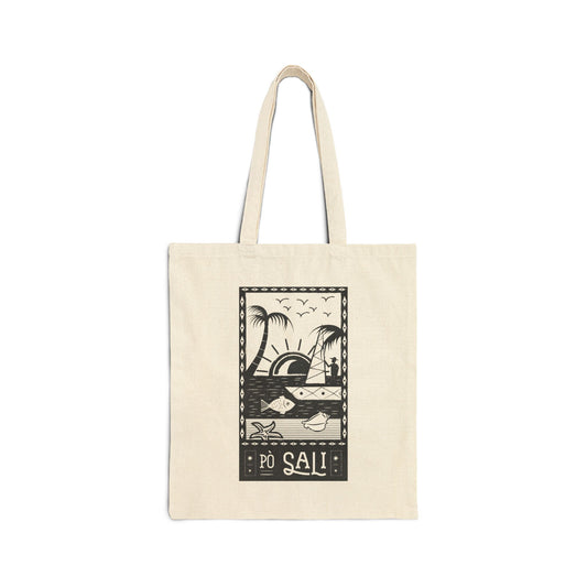 Pò Sali - Port-Salut Cotton Canvas Tote Bag