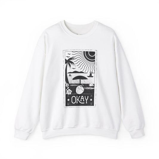 Okay - LesCayes Unisex Heavy Blend™ Crewneck Sweatshirt