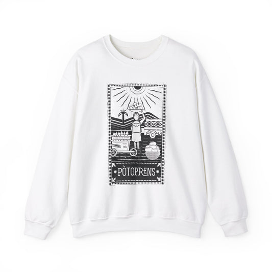 Potoprens - Port-au-Prince  Unisex Heavy Blend™ Crewneck Sweatshirt