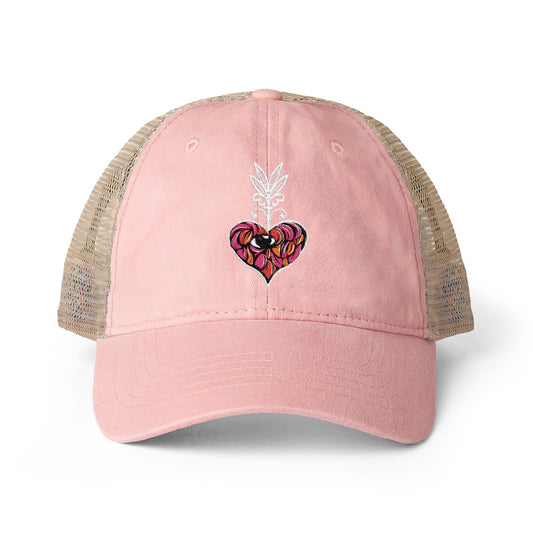 EZILI Women's Washed Mesh-Back Cap