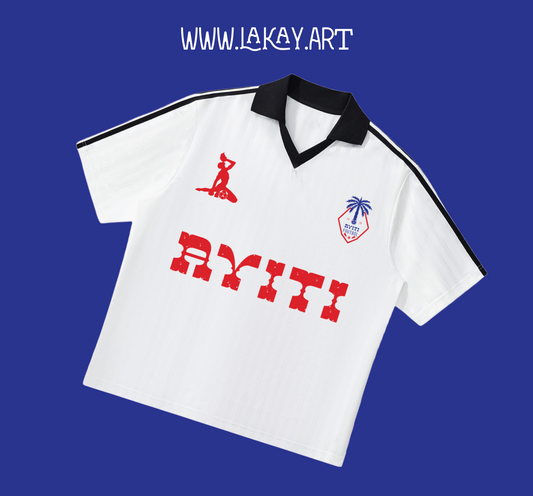 Ayiti Foutbòl (Haiti Soccer) Soccer Jersey