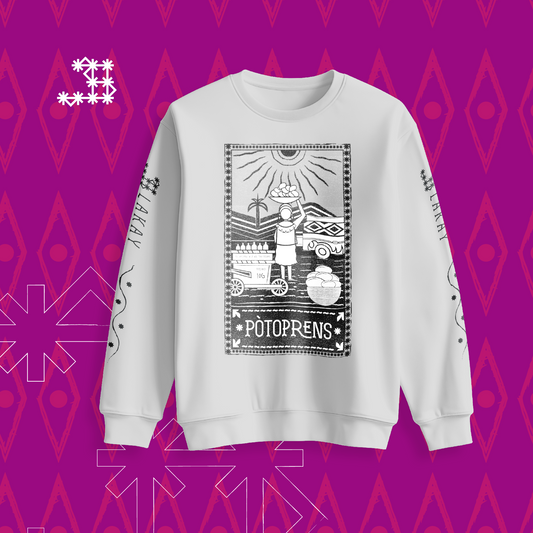 Potoprens - Port-au-Prince  Unisex Heavy Blend™ Crewneck Sweatshirt